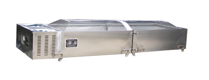 TSF-1不锈钢分体式水晶棺